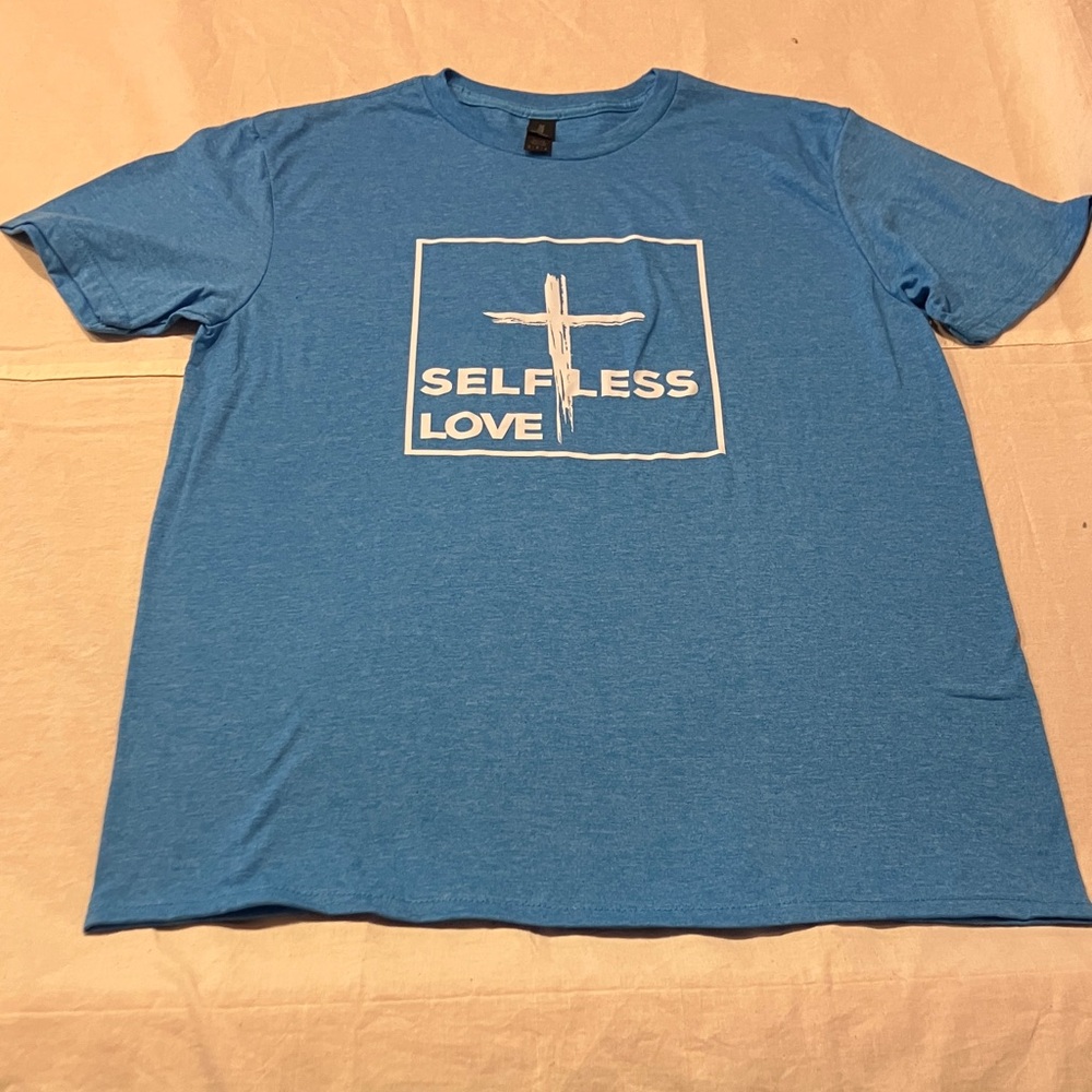 DYI Blue 'Selfless Love' Short Sleeve Tee